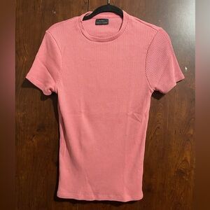 Zara Rose Textured Top